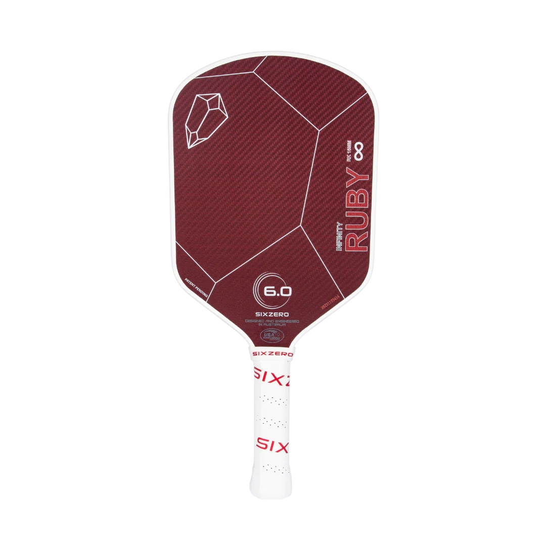 Six Zero Infinity Edgeless Ruby Pickleball Paddle