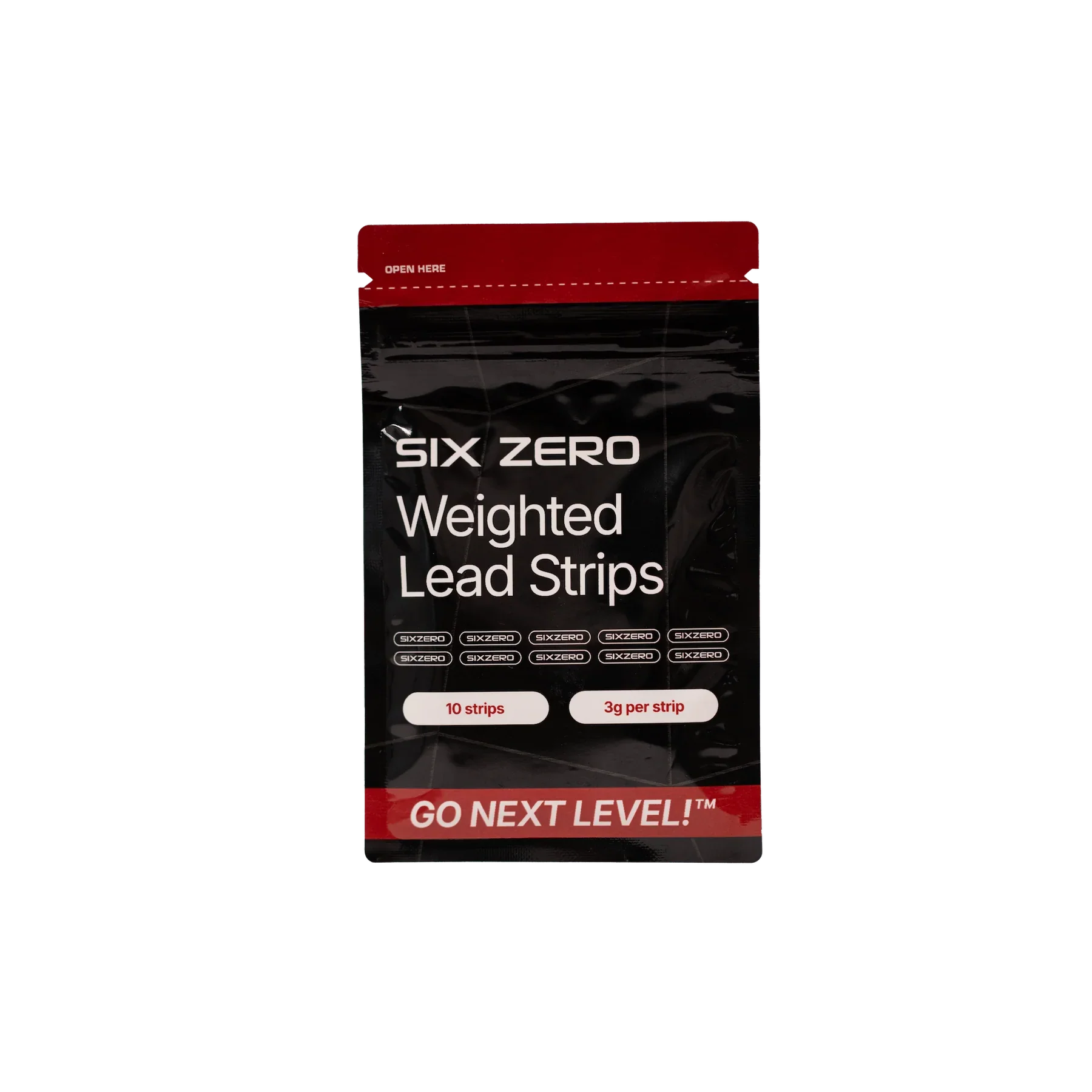 Six Zero Weighted Lead Strips