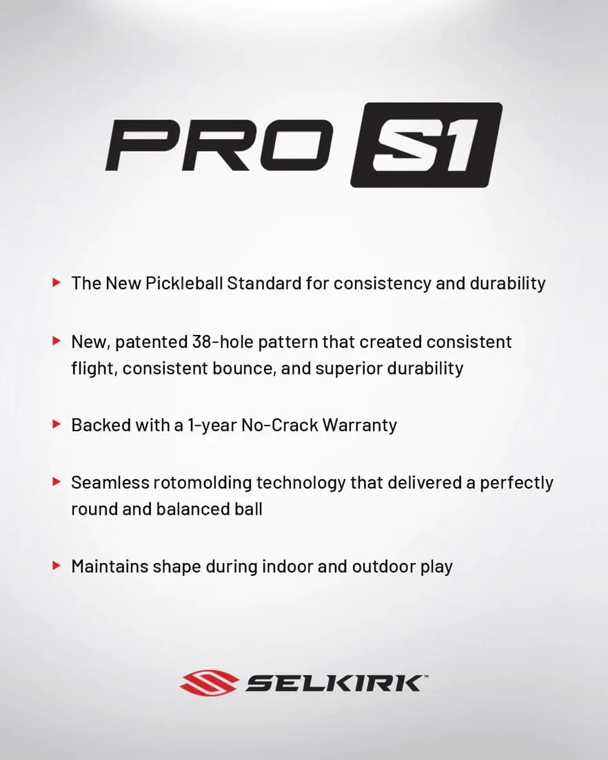 Selkirk Balls Selkirk Pro S1 Pickleball