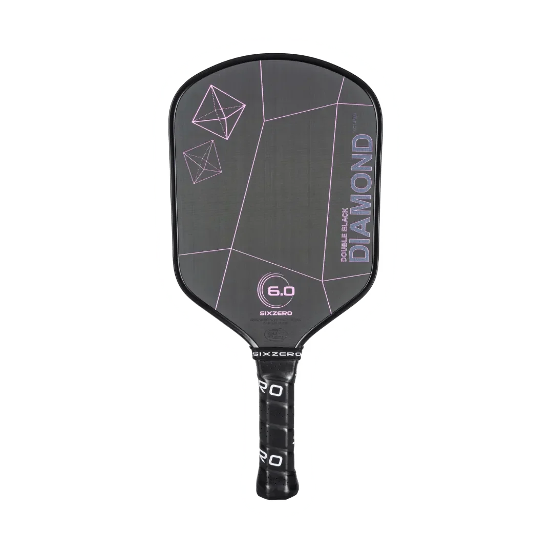 Six Zero Pickleball Paddles 16mm / Black Edgeguard Six Zero Double Black Diamond Control