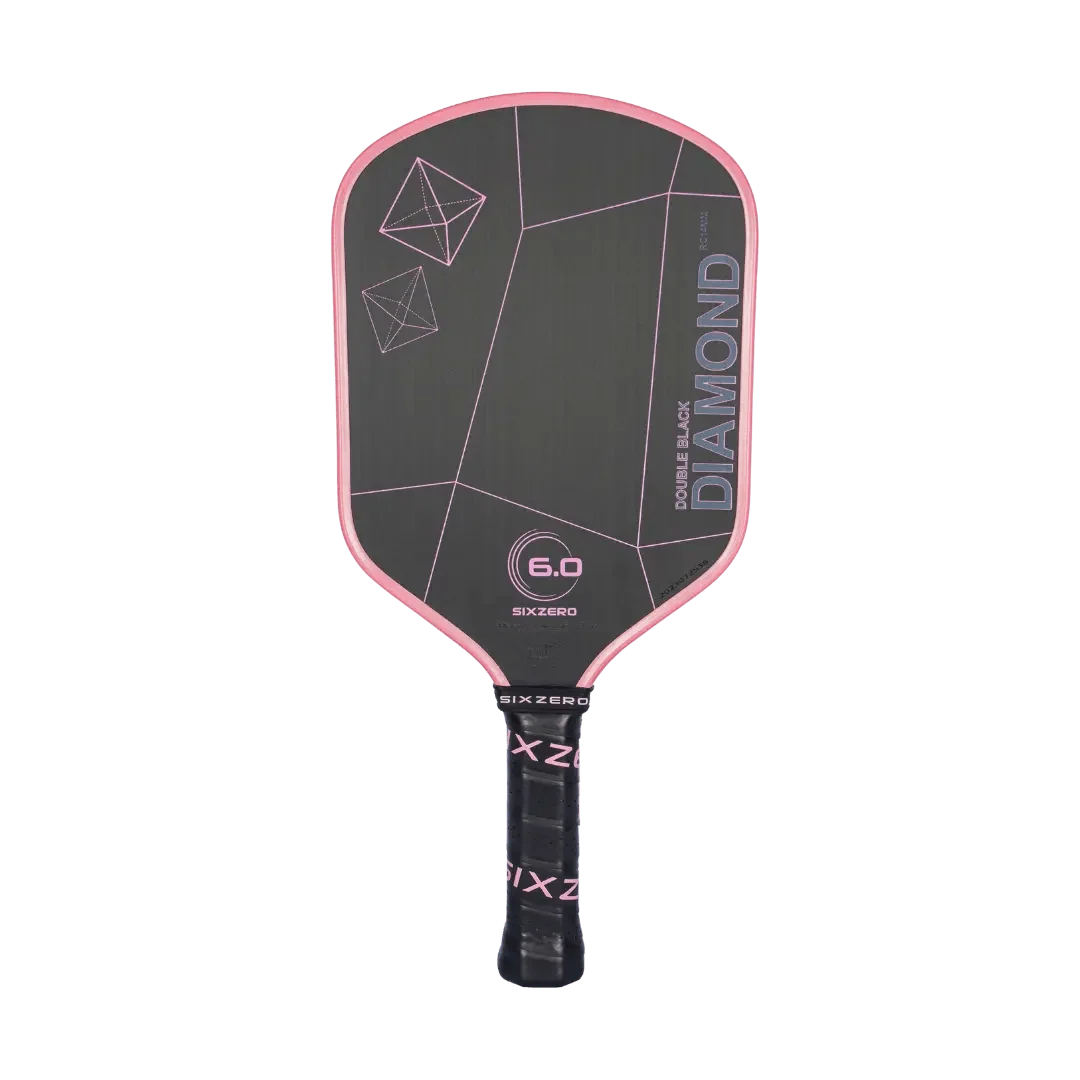 Six Zero Pickleball Paddles 16mm / Pink Edgeguard Six Zero Double Black Diamond Control